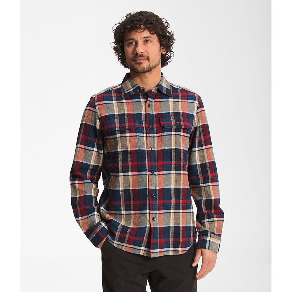 The North Face Shirts Mens Australia - The North Face Arroyo Flannel Khaki (GYH-026718)